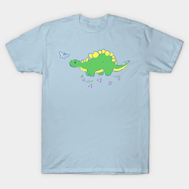 Cute Stegosaurus T-Shirt by YipeeKaiYay